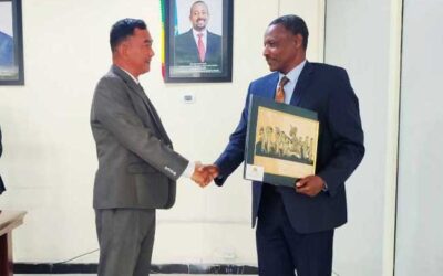 Myanmar Ambassador pays a courtesy call on the Director General of Consular Affairs, Ministry of Foreign Affairs of the Federal Democratic Republic of Ethiopia (22-12-2025, Addis Ababa)