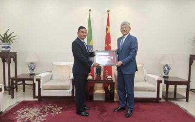 Ambassador of the Republic of the Union of Myanmar to Ethiopia pays a courtesy call on Ambassador of the People’s Republic of China to Ethiopia