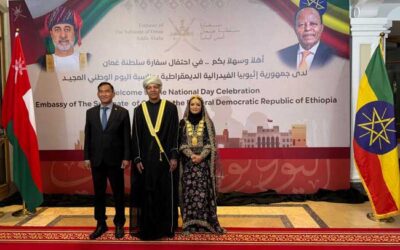Myanmar Ambassador attends the reception of the National Day of the Sultanate of Oman