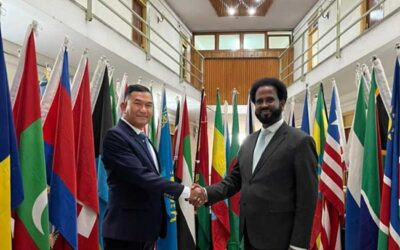 Ambassador of the Republic of the Union of Myanmar to Ethiopia pays a courtesy call on Director-General of Middle Eastern, Asian and Pacific Countries’ Affiars of the Ministry of Foreign Affairs of Ethiopia