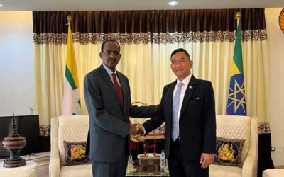 Ambassador of the Republic of the Union of Myanmar to Ethiopia receives Ambassador and the Special Envoy of the OSC Secretary-General for Multilateral Affairs