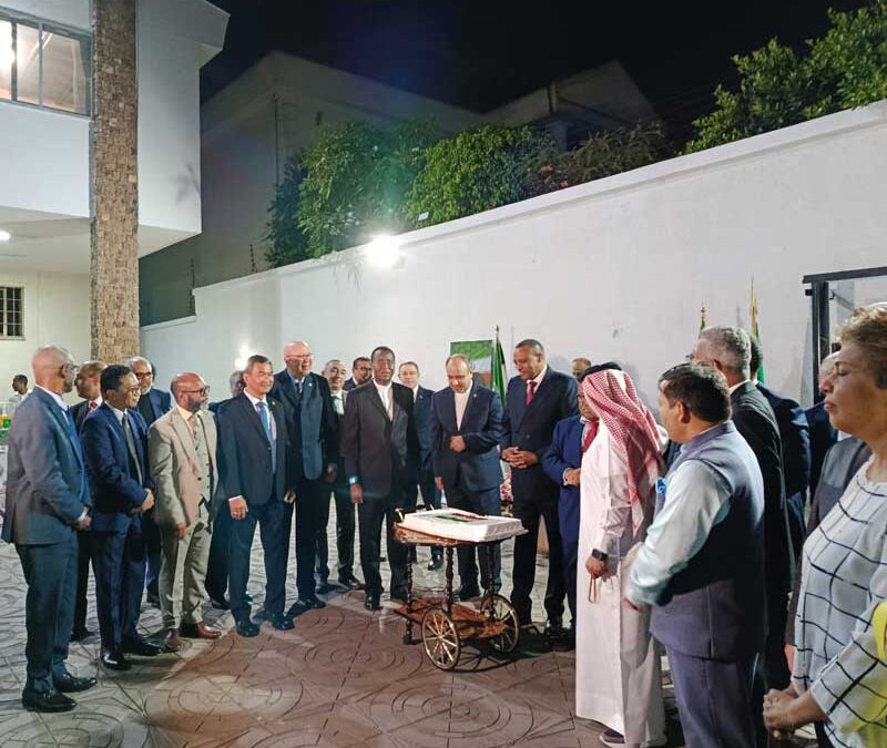 Myanmar Ambassador to Ethiopia attends the celebration of the 47th National Day of Iran and the 75th Anniversary of Diplomatic Relations between Iran and Ethiopia