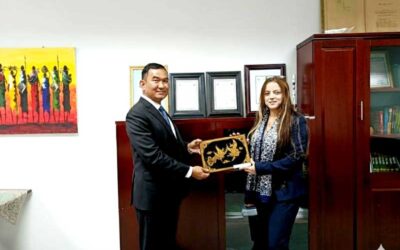 Myanmar Ambassador pays a courtesy call on the Legal Counsel of African Union
