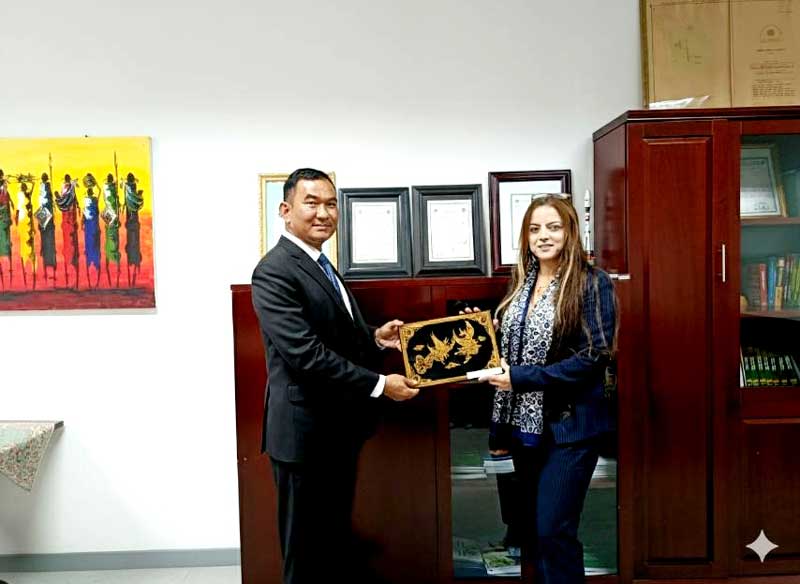 Myanmar Ambassador pays a courtesy call on the Legal Counsel of African Union