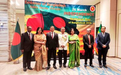 Myanmar Ambassador Attends Bangladesh Independence and National Day Reception