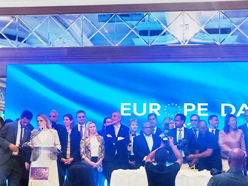 Myanmar Ambassador Attends Europe Day Celebration